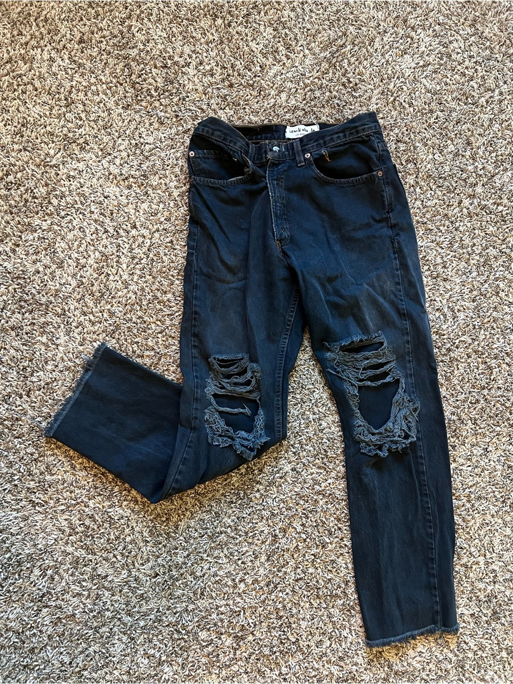 I am KoKo LA repurposed vintage jeans
